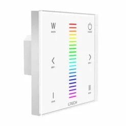 Touch panel med dimming och RGB kontroll utav LED belysning