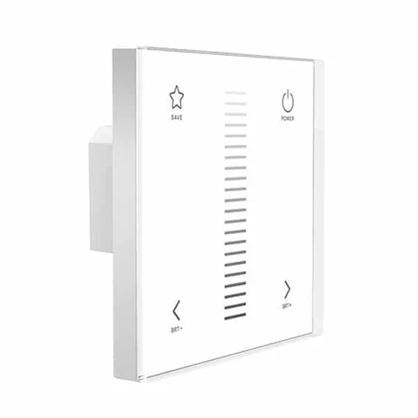 Touch panel med dimming utav LED belysning