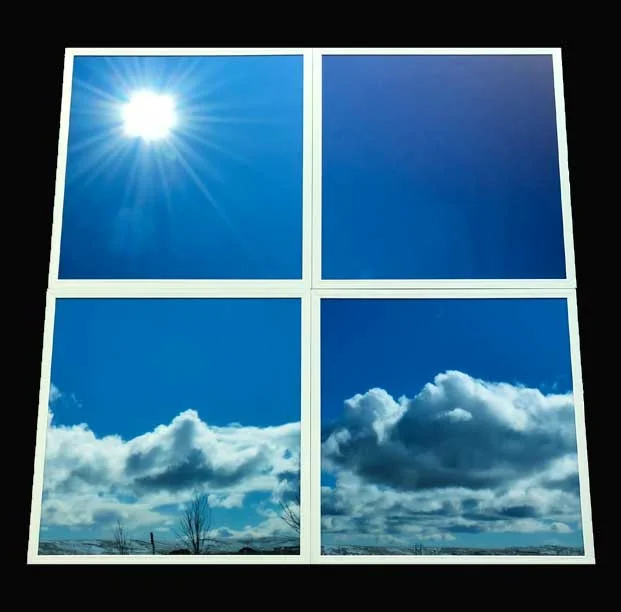 LED panel himmel och sol